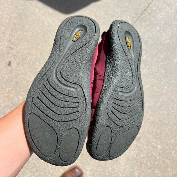 Keen Howser II Outdoors Slipper fleece lined Andorra cranberry 1026851 Size 10 - Picture 7 of 7